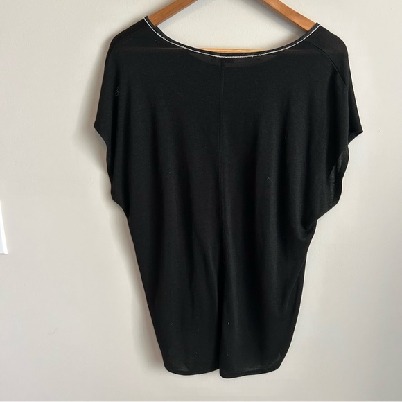 Vince | Black Flowy Blouse Size Medium - Picture 4 of 5